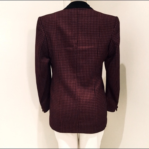 BURBERRY WOOL STRUCTURED BLAZER - Picture 6 of 8